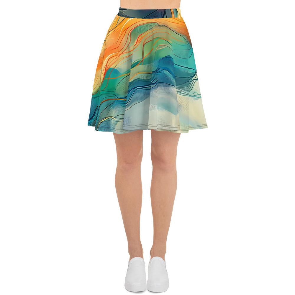 Women Rising Skater Skirt