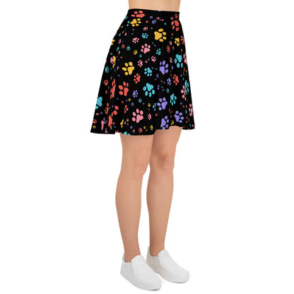 Rainbow Paw Skater Skirt