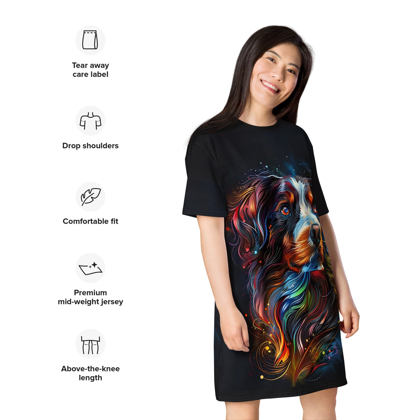 Canine Companion T-shirt dress