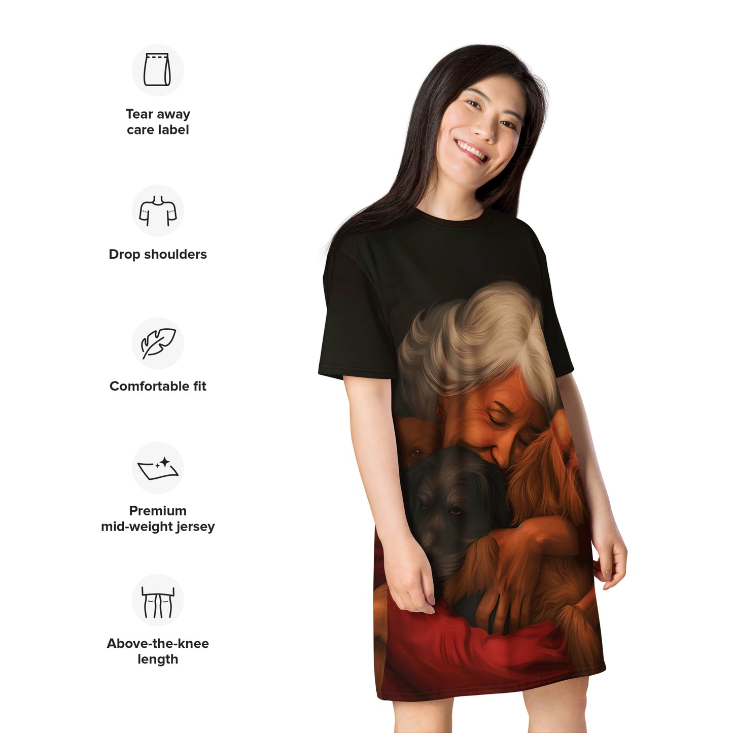 Paws & Strength T-shirt dress