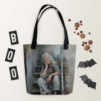 Peaceful Upset Tote bag