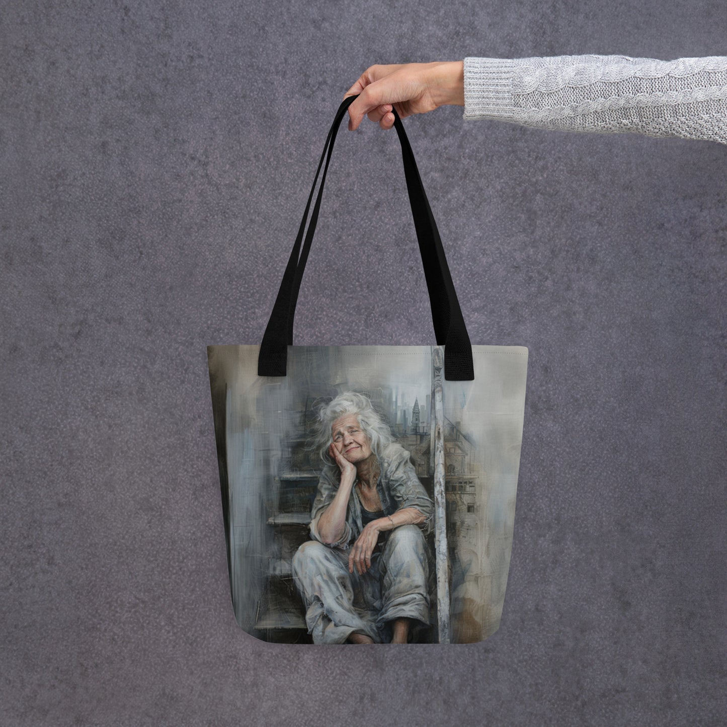 Peaceful Upset Tote bag