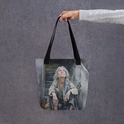 Peaceful Upset Tote bag