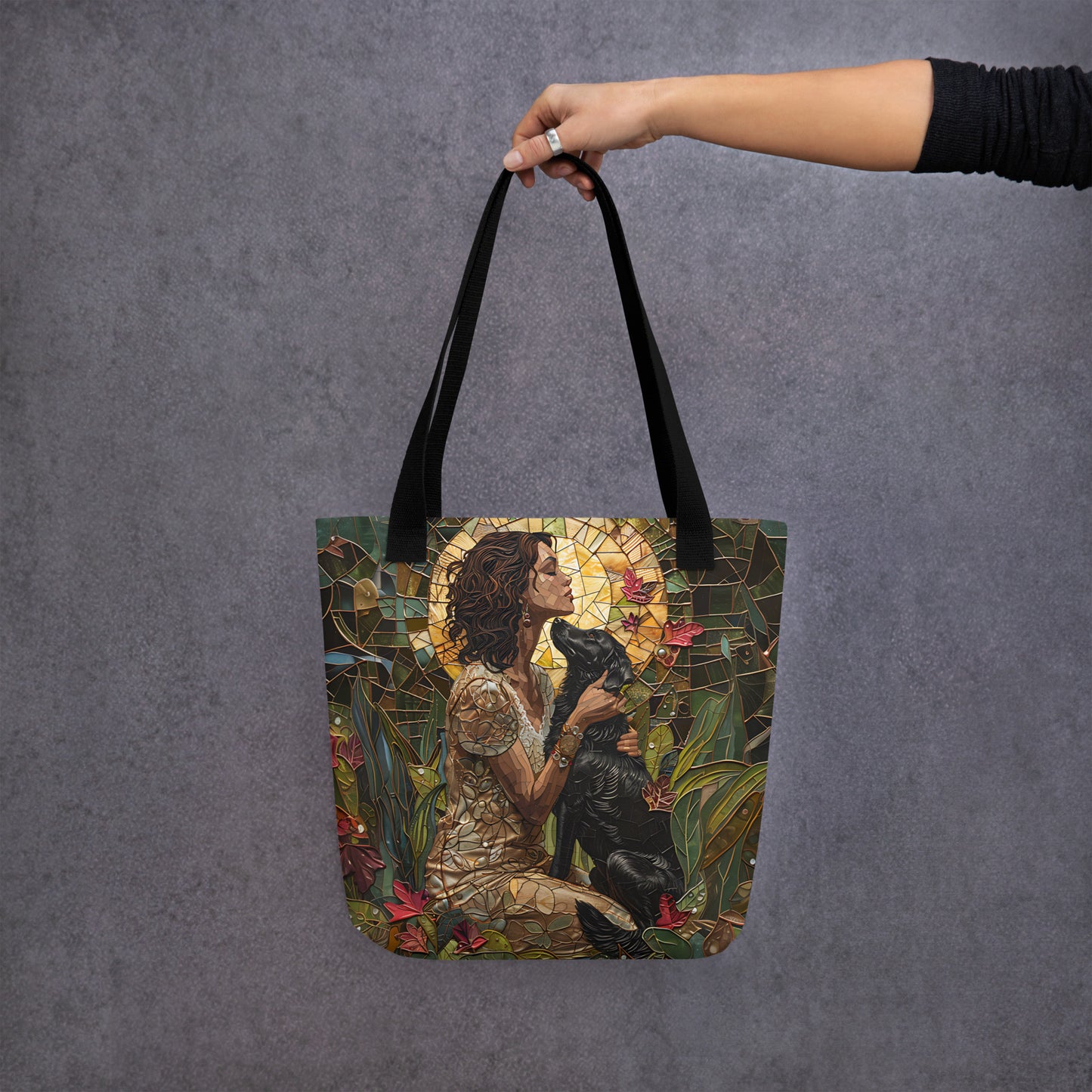 Mom’s Golden Companion Tote bag