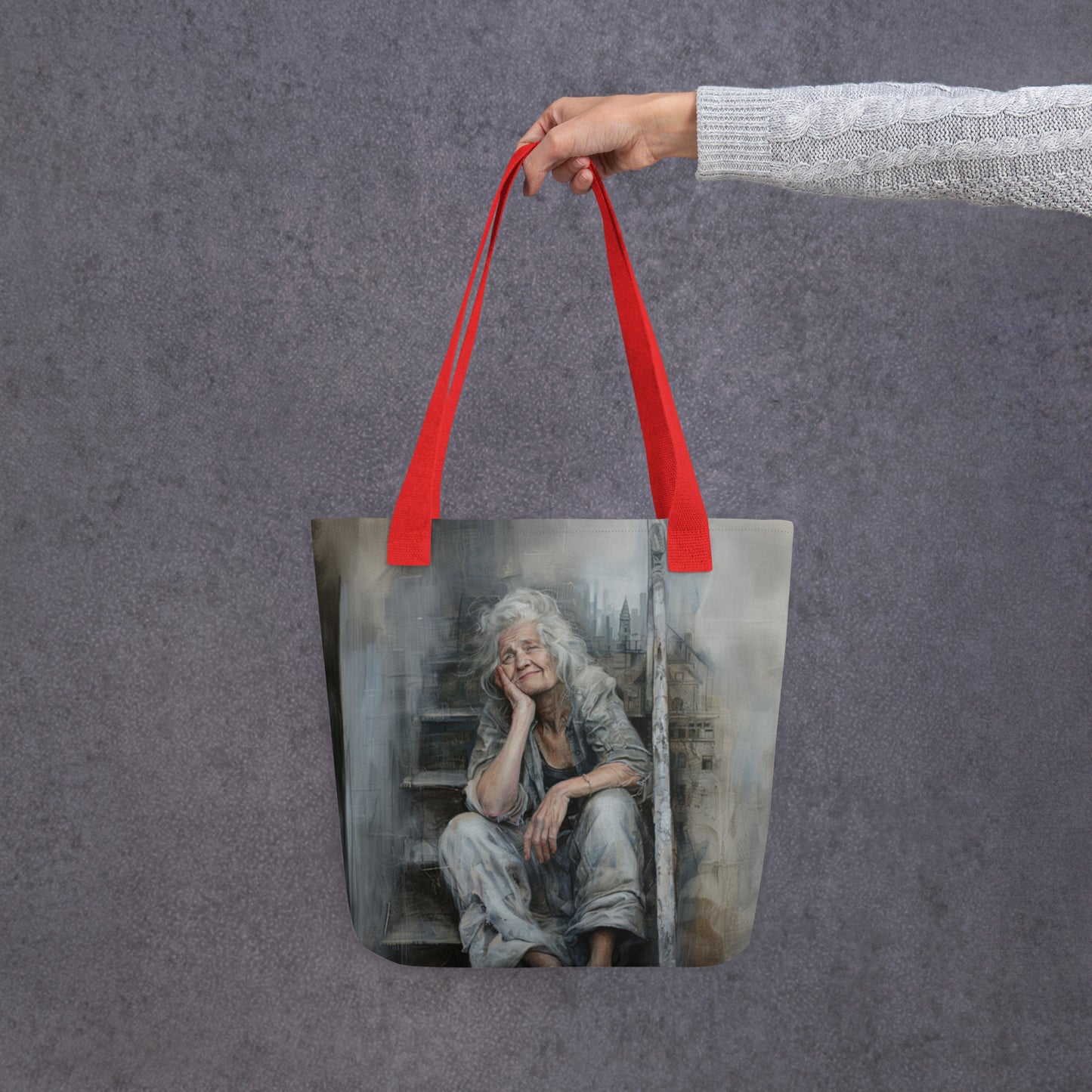 Peaceful Upset Tote bag