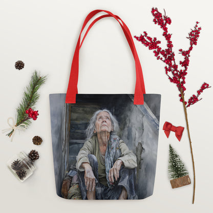 Peaceful Upset Tote bag