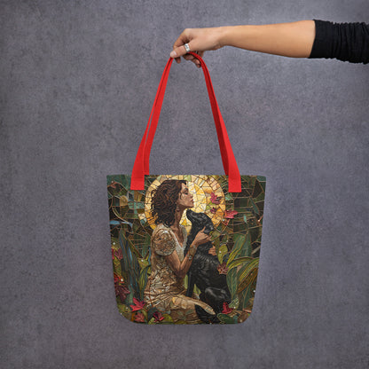 Mom’s Golden Companion Tote bag