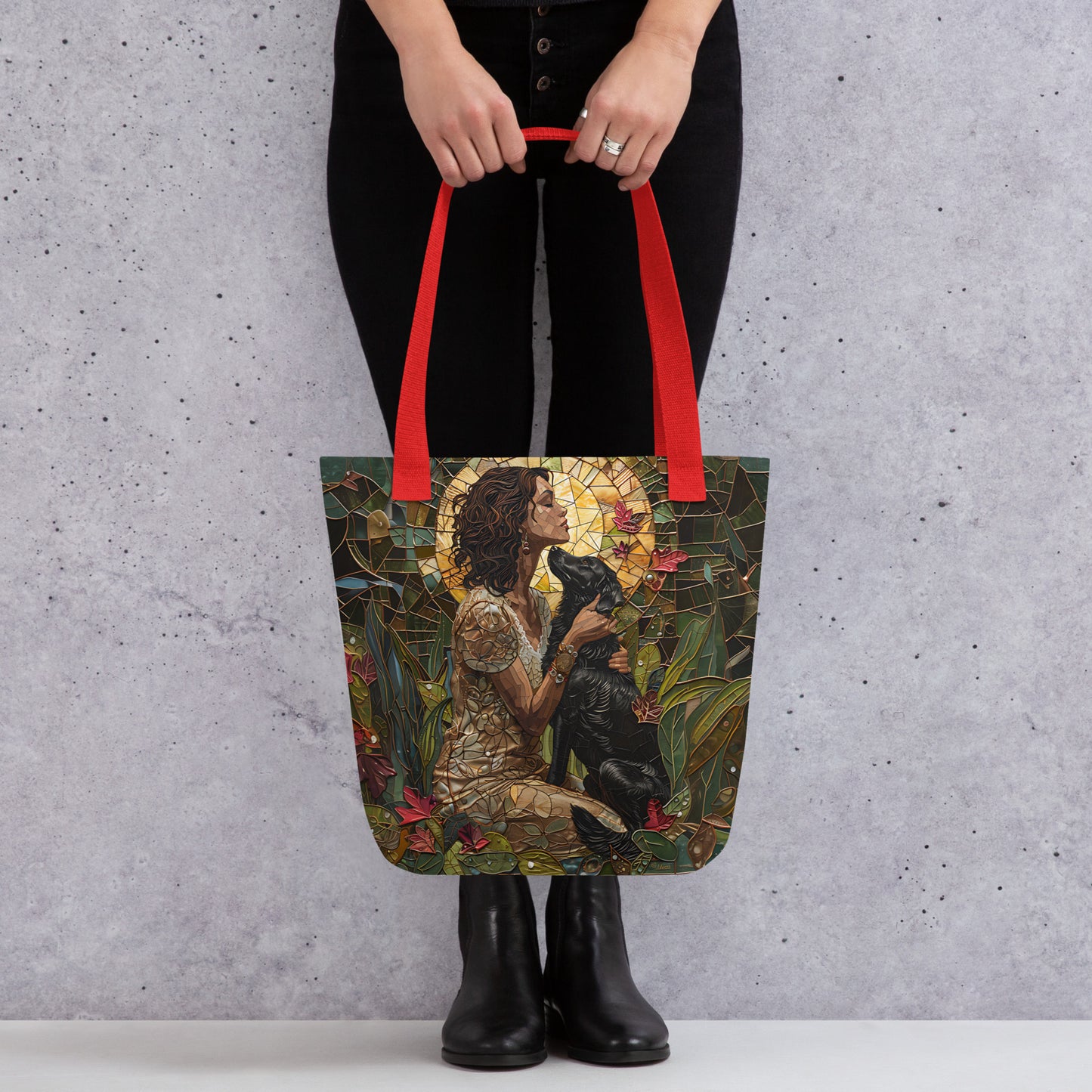 Mom’s Golden Companion Tote bag