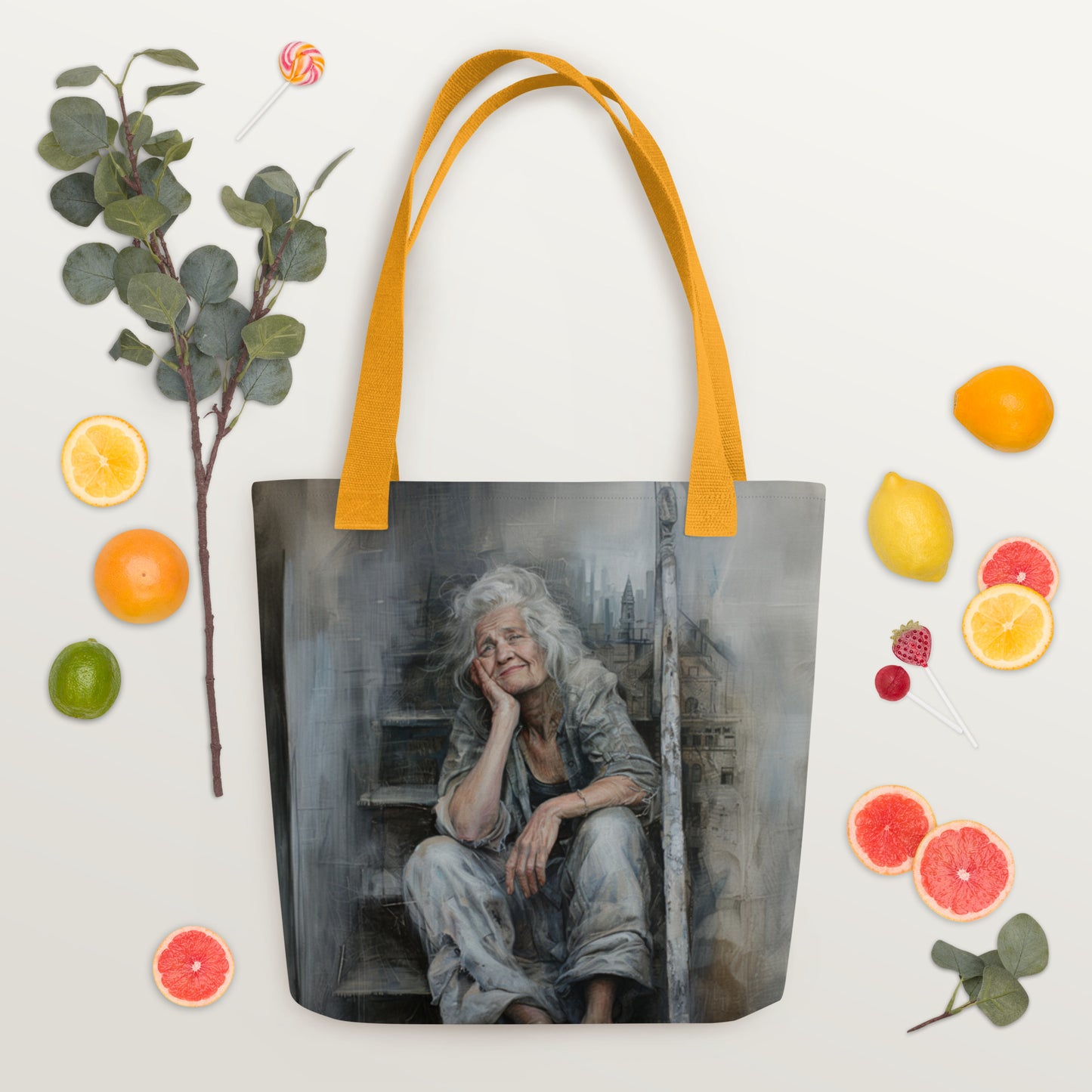 Peaceful Upset Tote bag