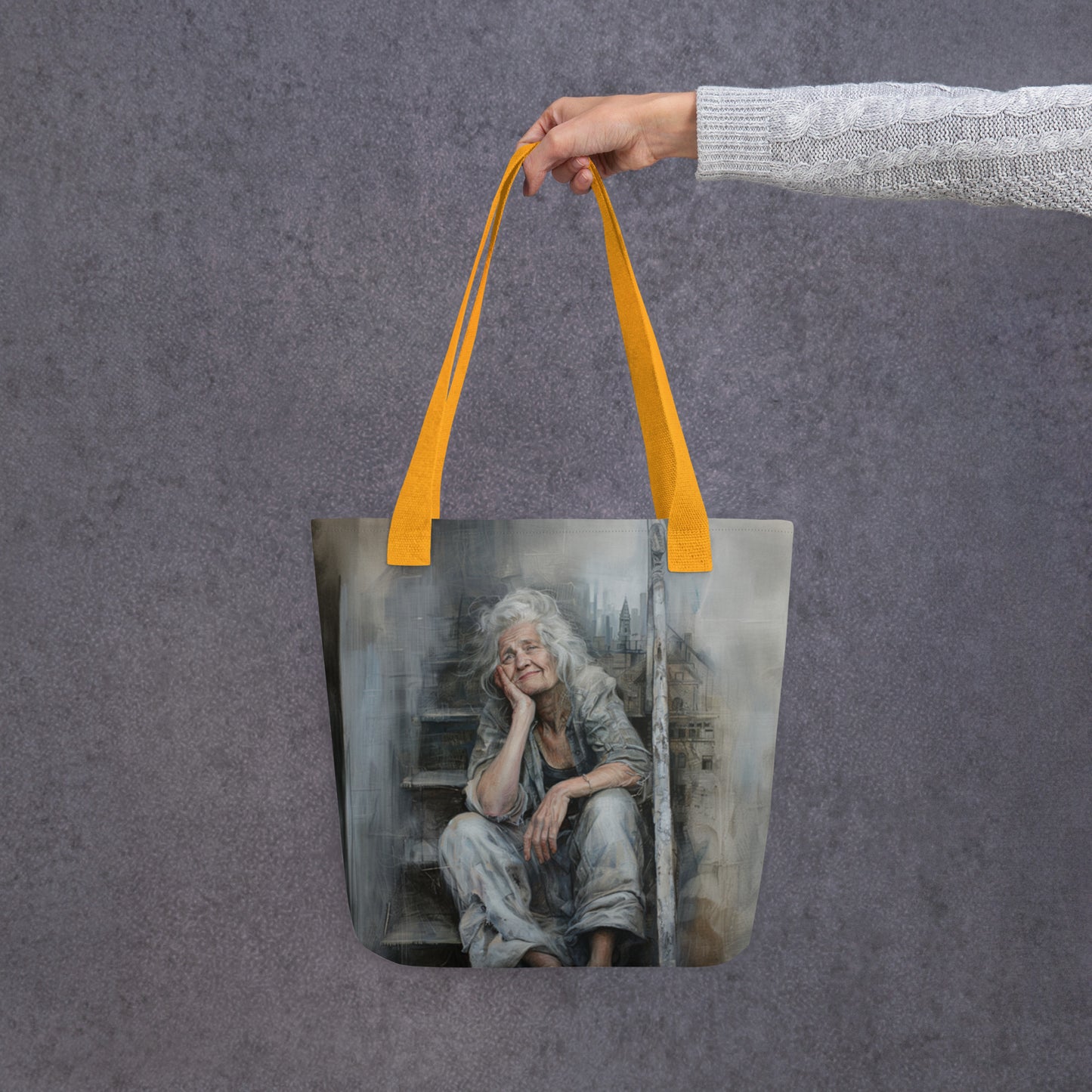 Peaceful Upset Tote bag