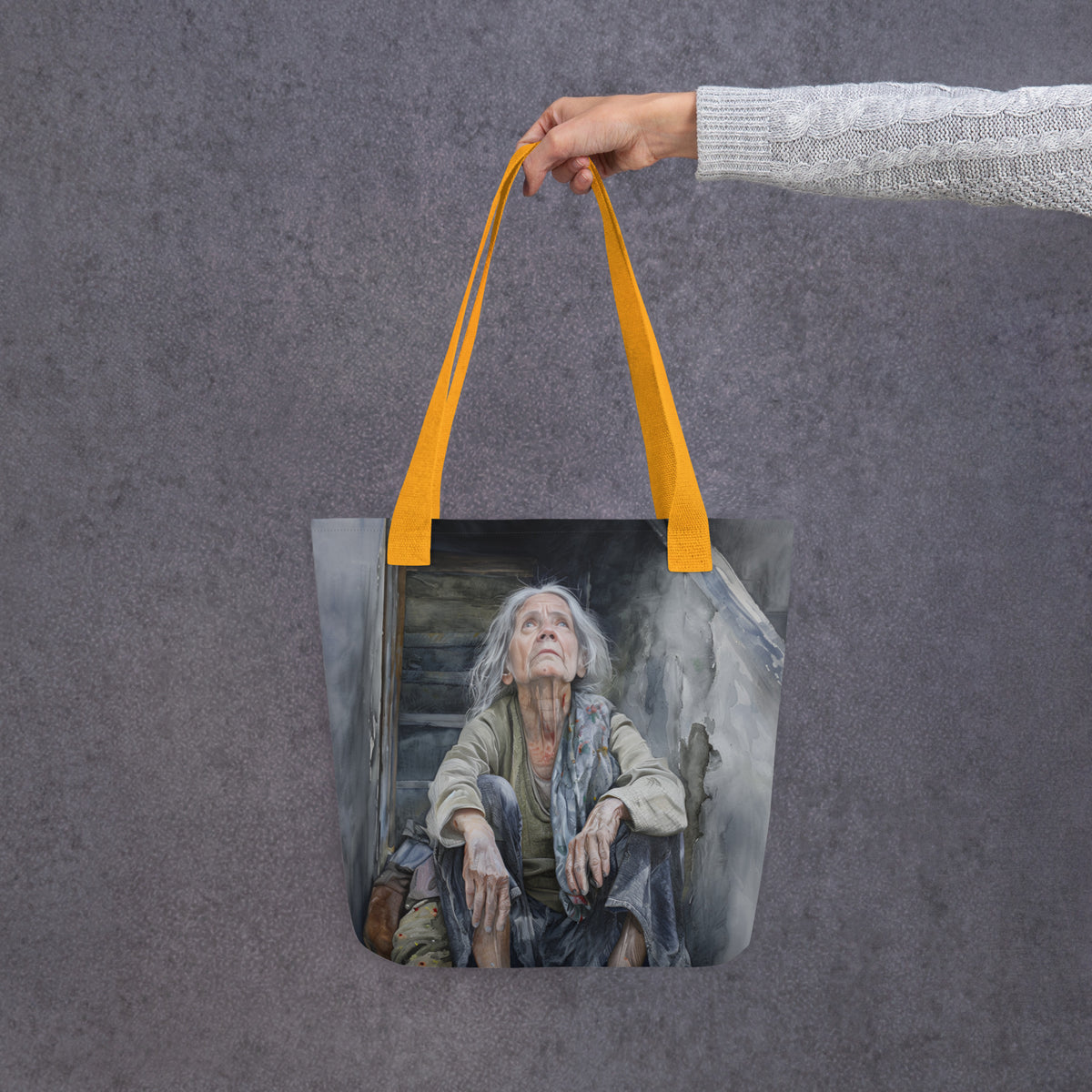 Peaceful Upset Tote bag