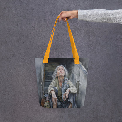 Peaceful Upset Tote bag