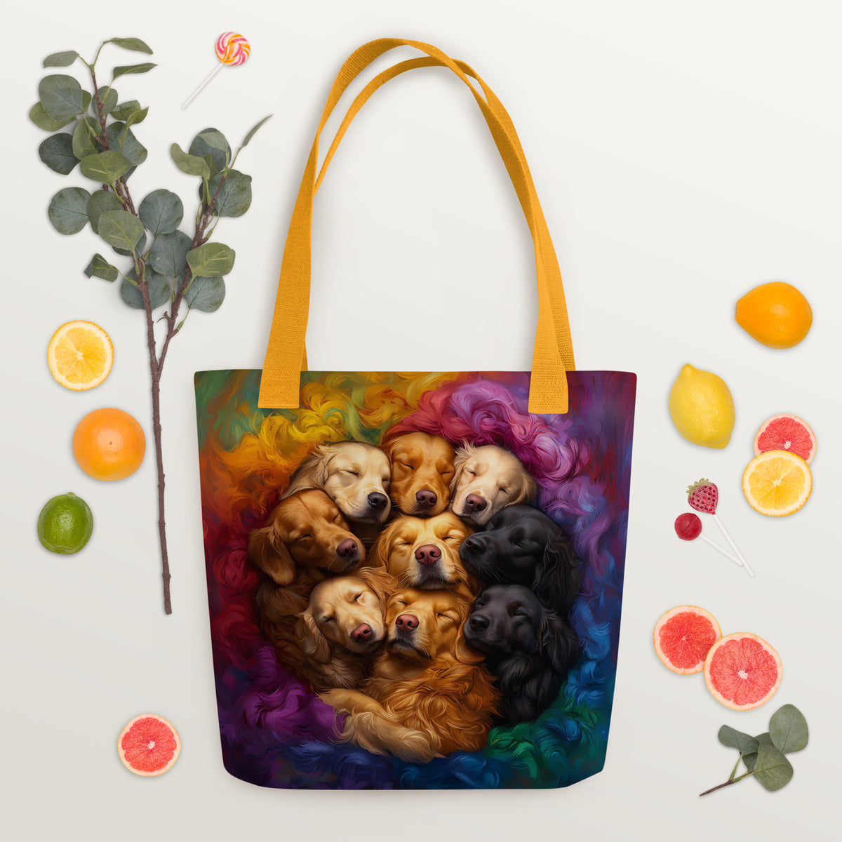 Rainbow Nest Tote bag