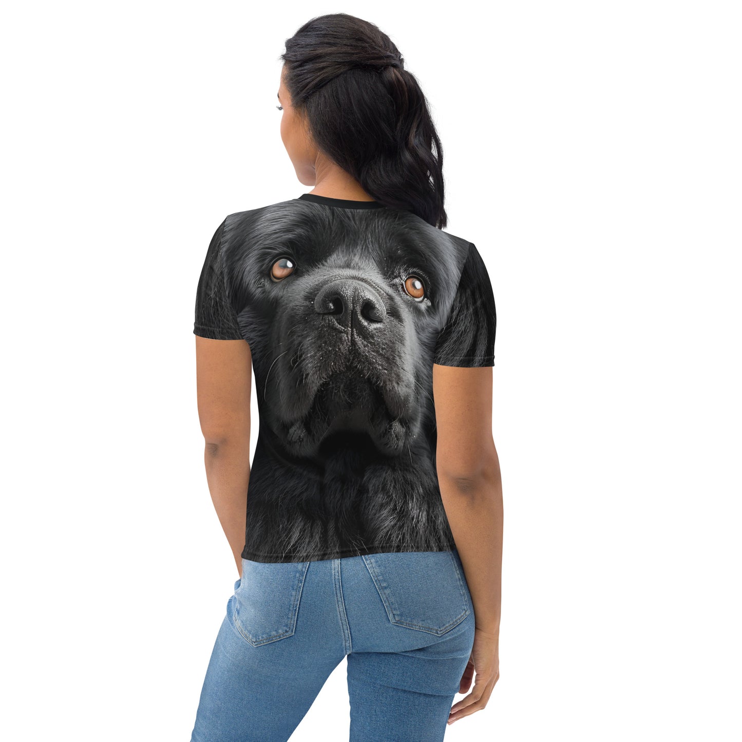 Golden Black Lab Women's T-shirt