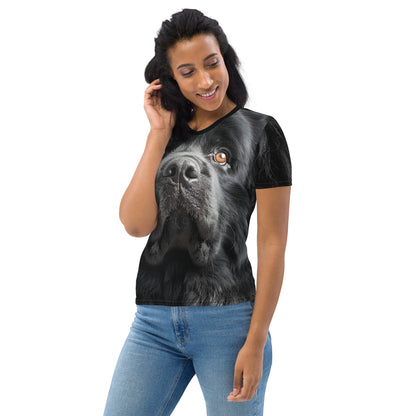 Golden Black Lab Women's T-shirt