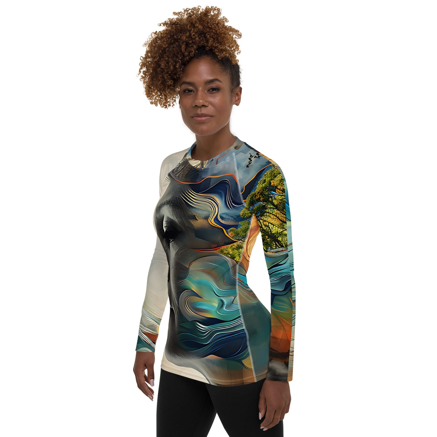 Calm & Strong Women's Rash Guard