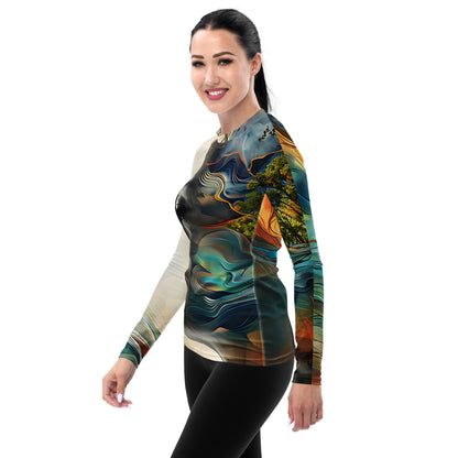 Calm & Strong Women's Rash Guard