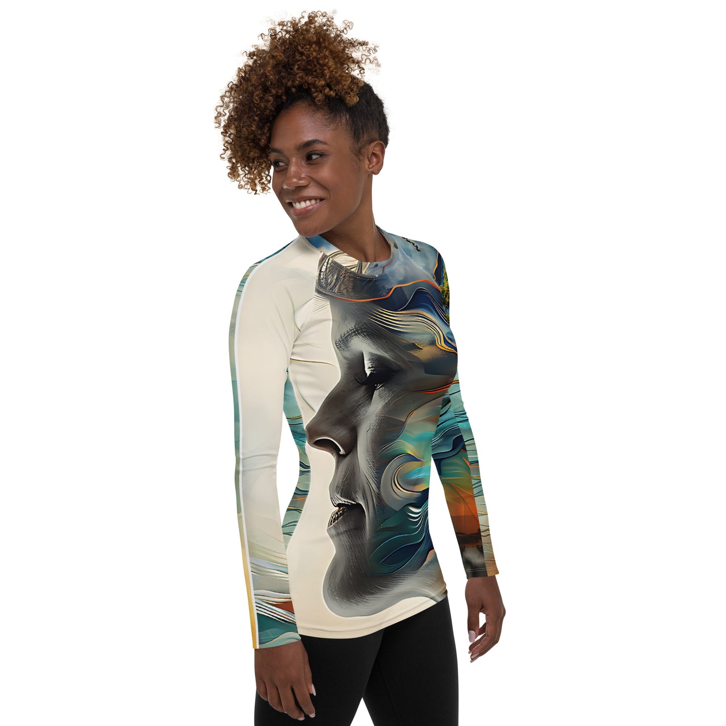 Calm & Strong Women's Rash Guard