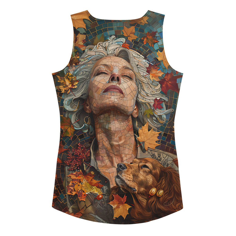 Bright Delight Sublimation Cut & Sew Tank Top