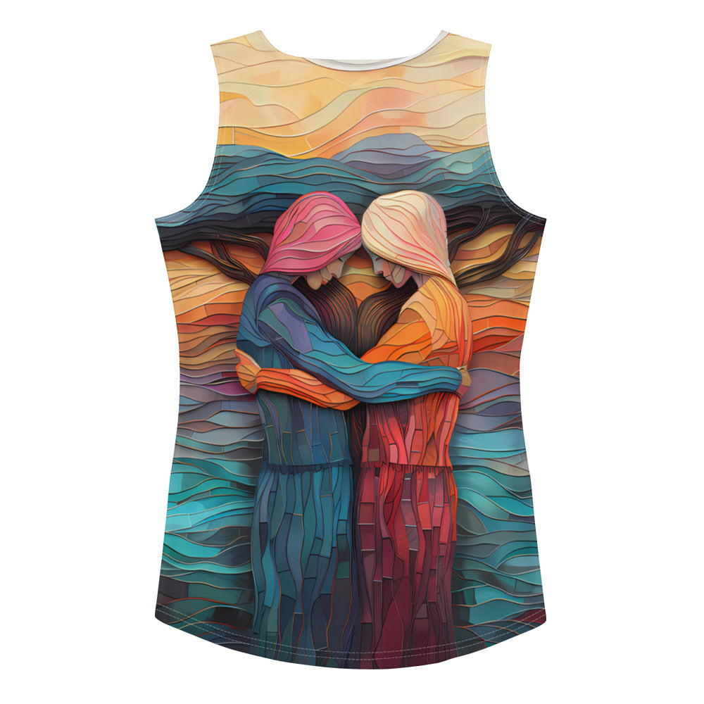 Radiant Sisterhood Sublimation Cut & Sew Tank Top