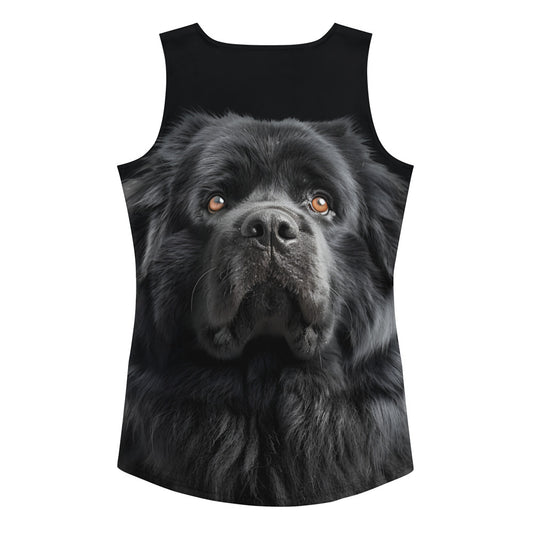 Golden Black Lab Sublimation Cut & Sew Tank Top