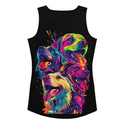 Spectrum of Paws Sublimation Cut & Sew Tank Top