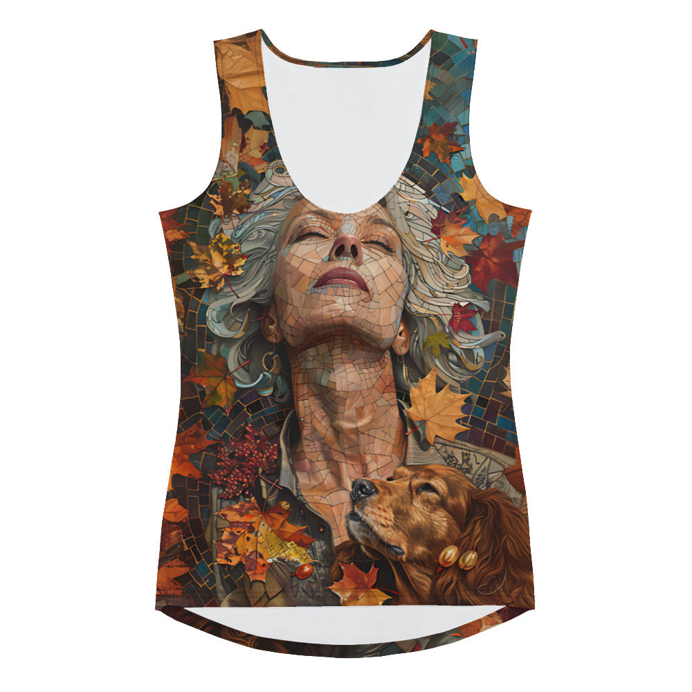 Bright Delight Sublimation Cut & Sew Tank Top