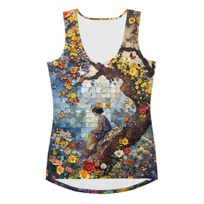 Serene Spirit Sublimation Cut & Sew Tank Top