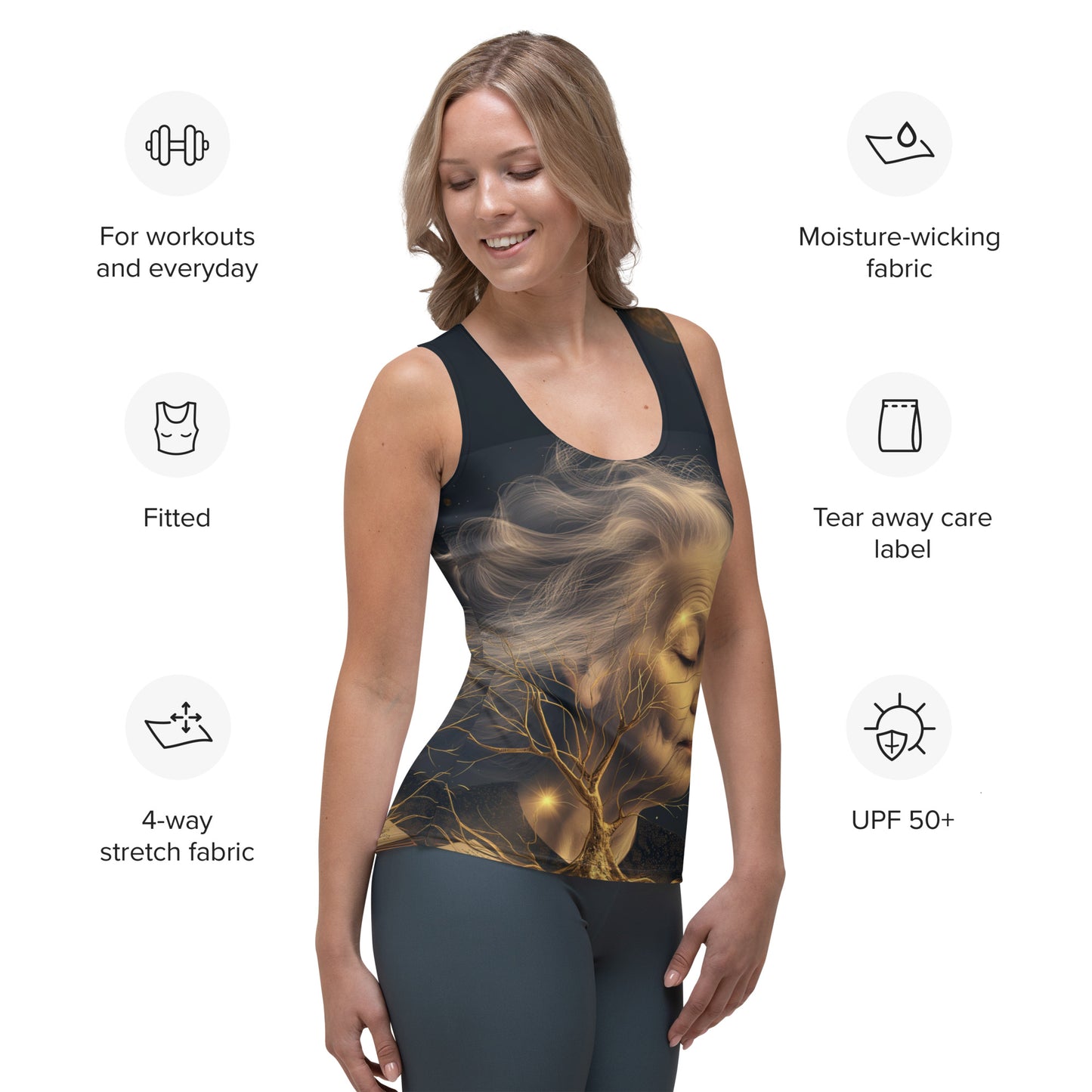 Golden Legacy Sublimation Cut & Sew Tank Top