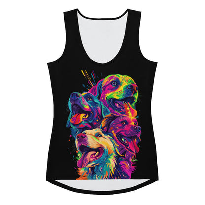 Spectrum of Paws Sublimation Cut & Sew Tank Top