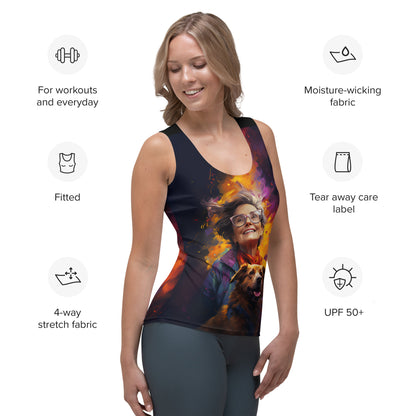 Pawfect Companion Sublimation Cut & Sew Tank Top