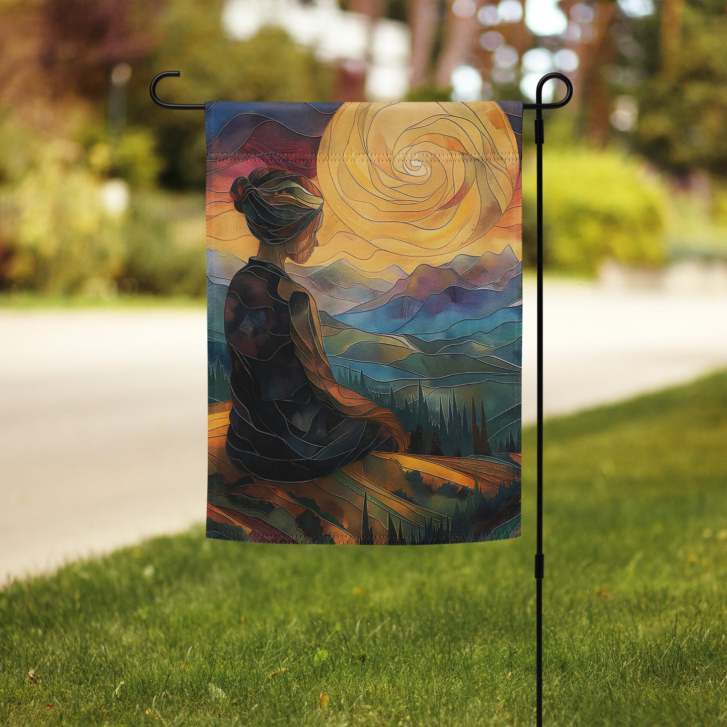 Harmony Her Top Garden flag