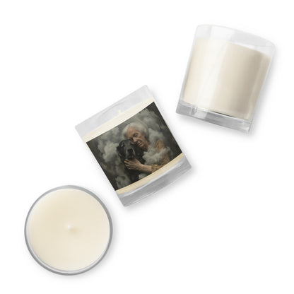 Her Loyal Pup Glass jar soy wax candle