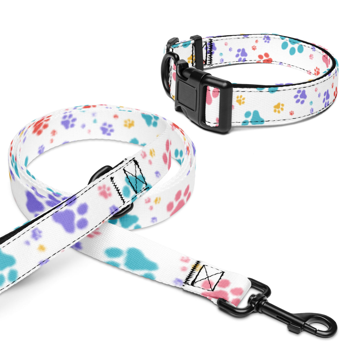Rainbow Paws Pet collar & leash