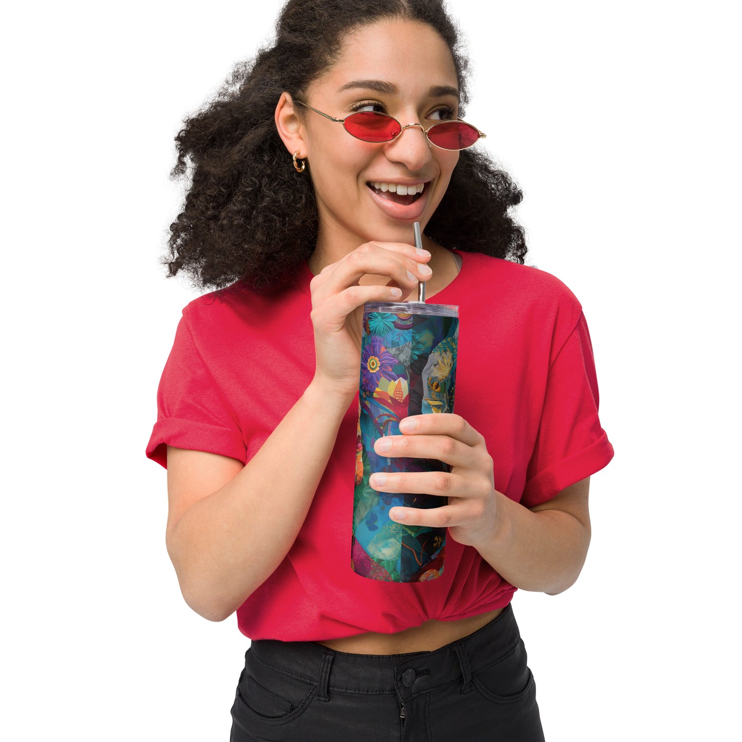 She Blooms Stainless steel tumbler