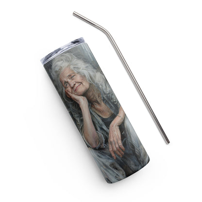 Peaceful Upset Stainless steel tumbler