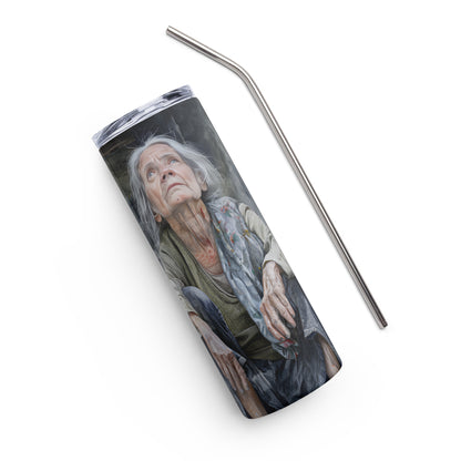 Peaceful Upset Stainless steel tumbler