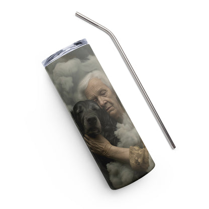 Her Loyal Pup Stainless steel tumbler