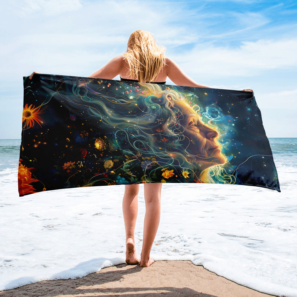 Golden Reflections Towel