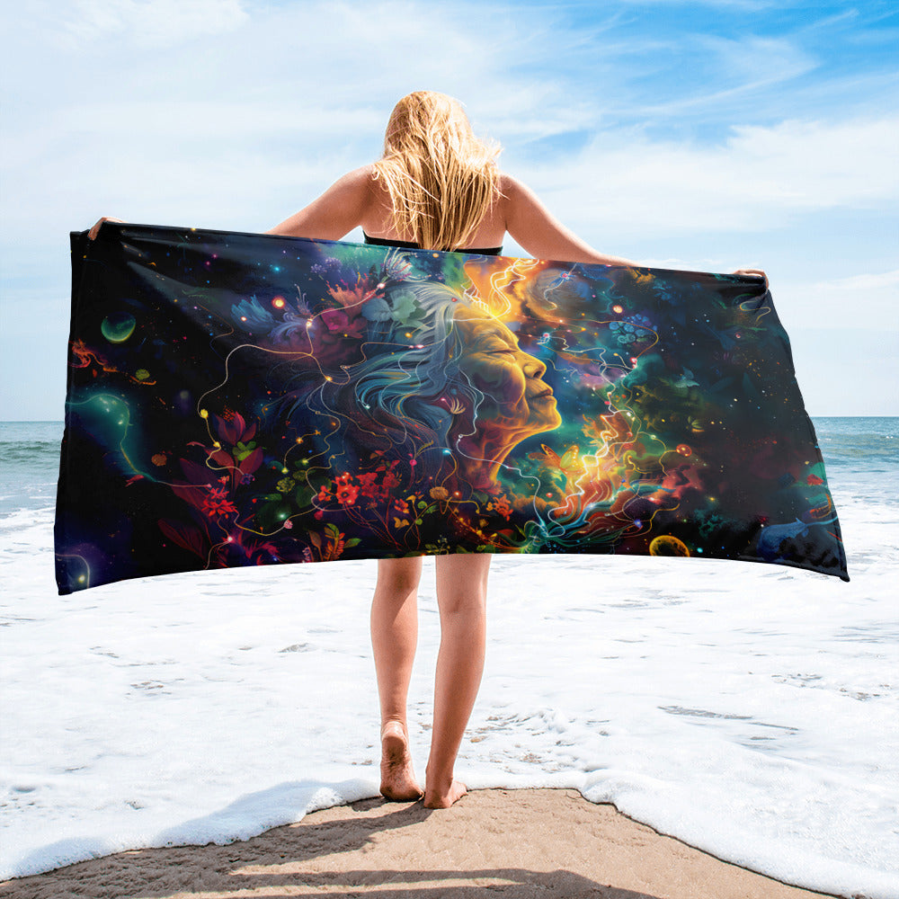 Golden Reflections Towel