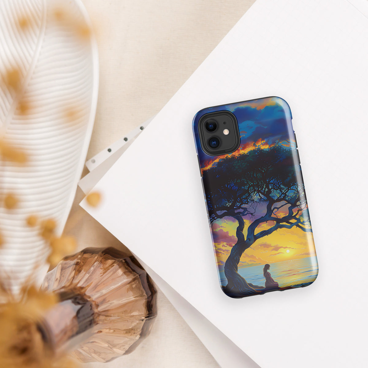 Gleaming Serenity Tough Case for iPhone®
