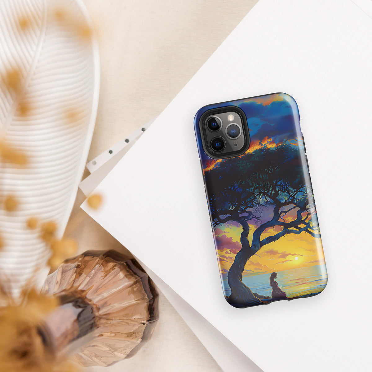 Gleaming Serenity Tough Case for iPhone®