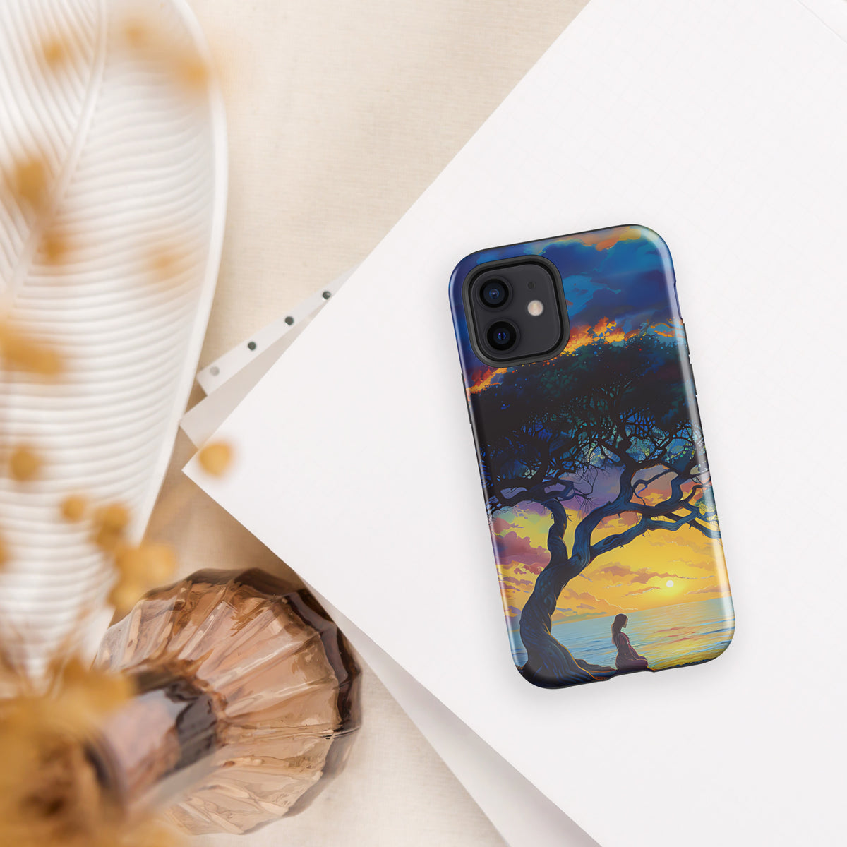 Gleaming Serenity Tough Case for iPhone®