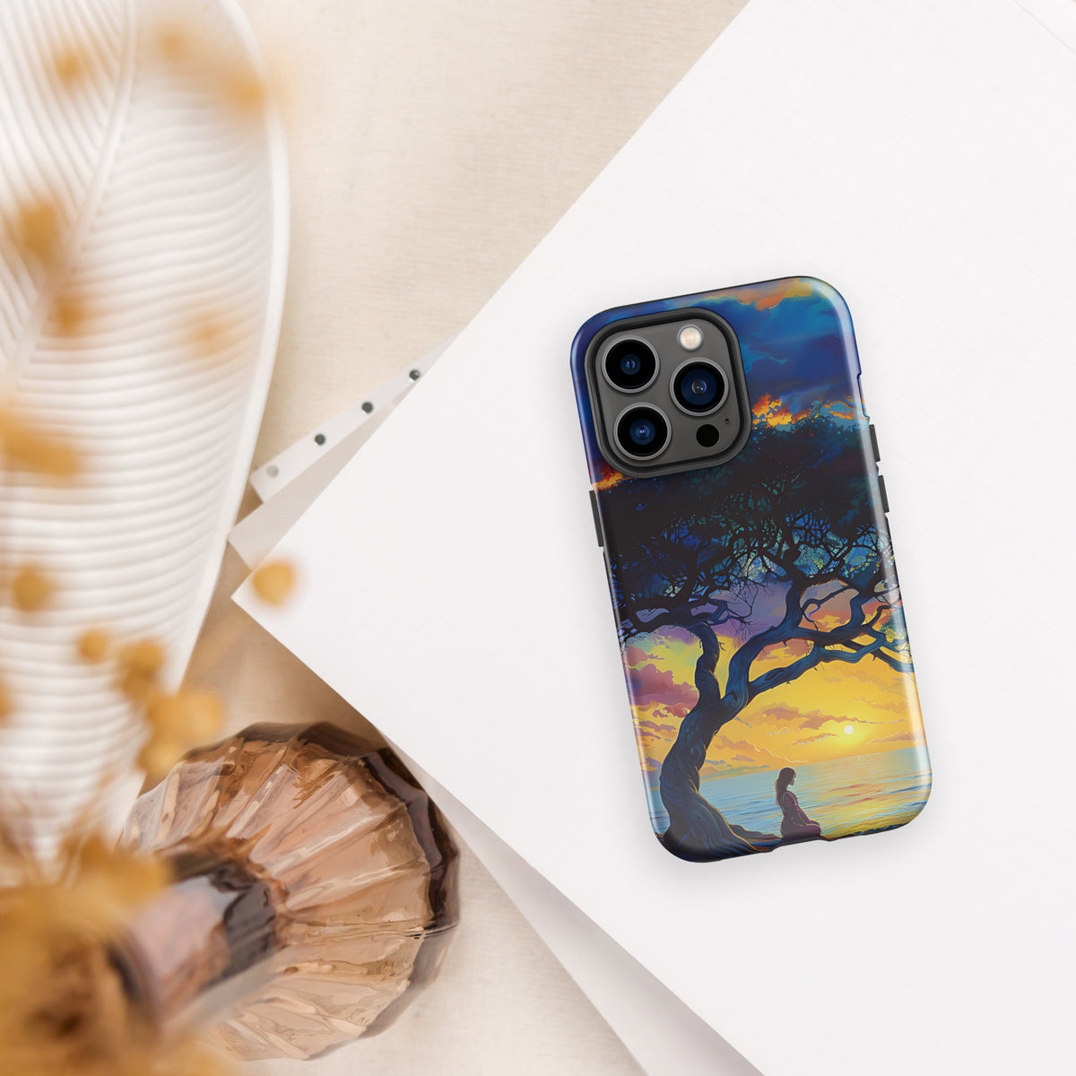 Gleaming Serenity Tough Case for iPhone®