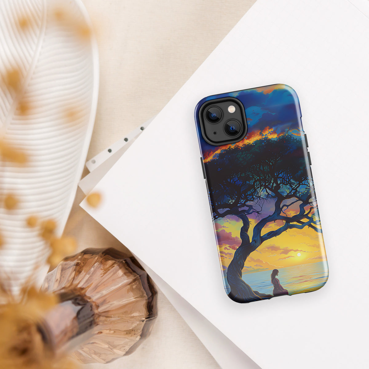 Gleaming Serenity Tough Case for iPhone®