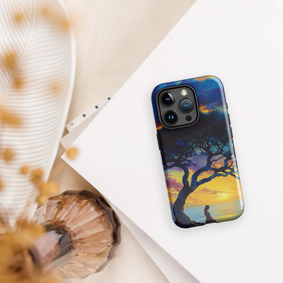 Gleaming Serenity Tough Case for iPhone®