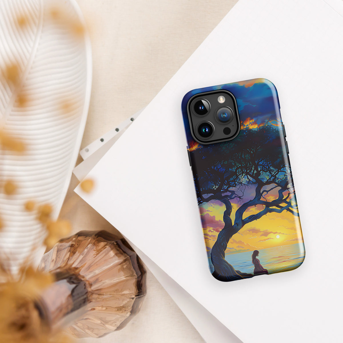Gleaming Serenity Tough Case for iPhone®