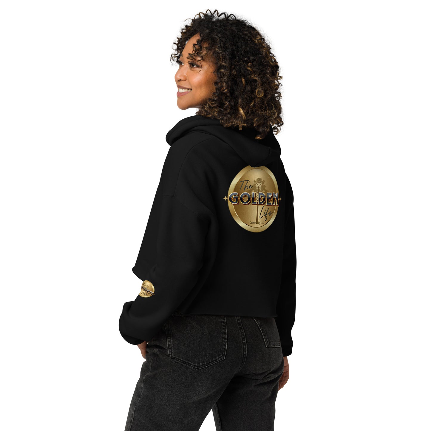 TGLC Branded Branded Crop Hoodie