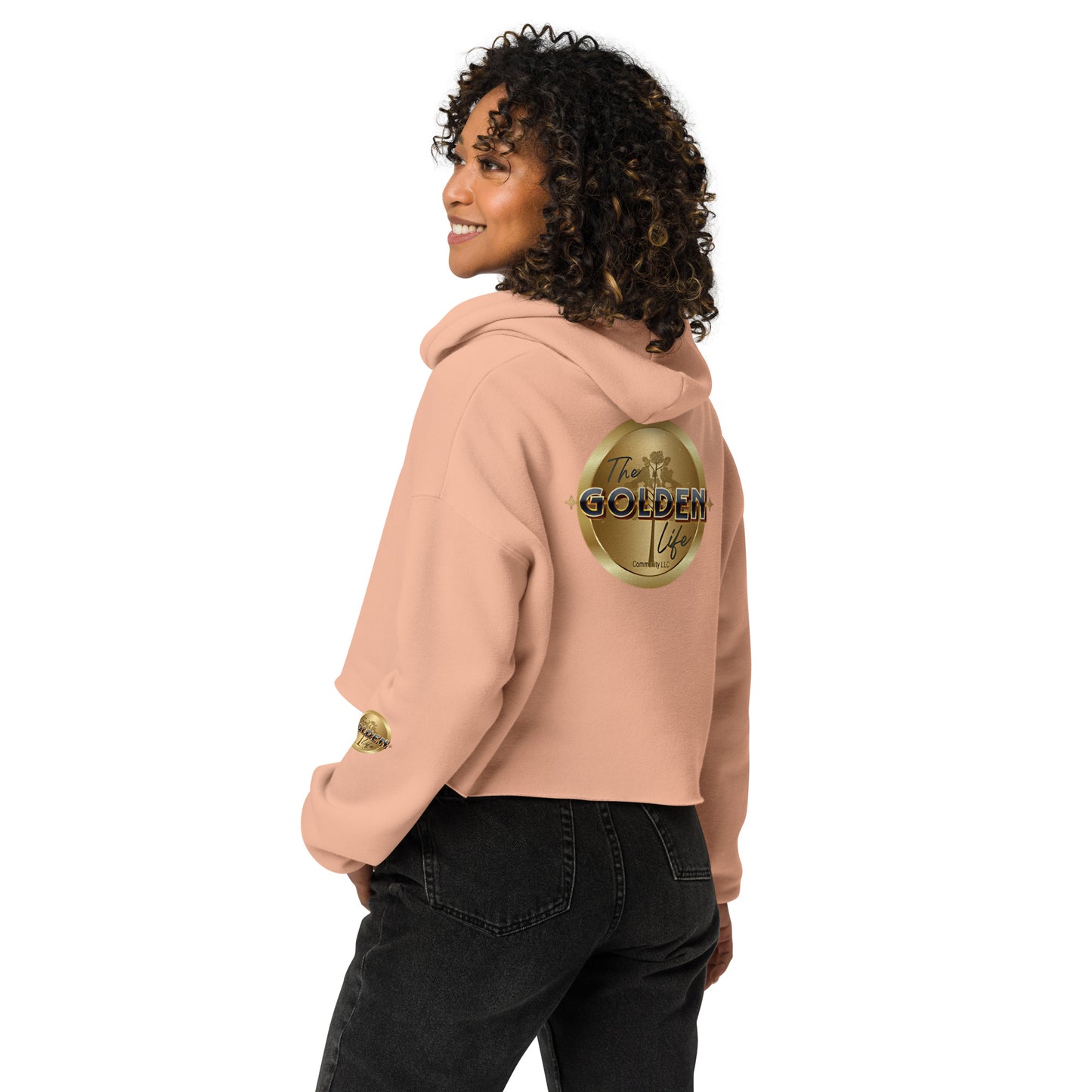 TGLC Branded Branded Crop Hoodie