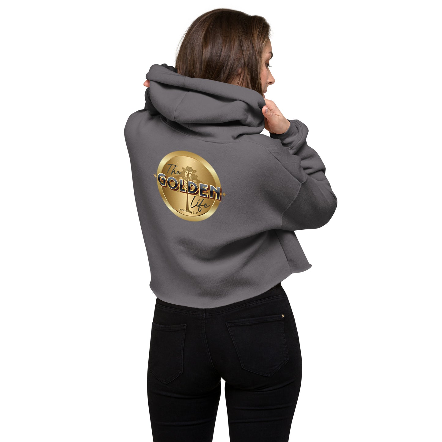 TGLC Branded Branded Crop Hoodie